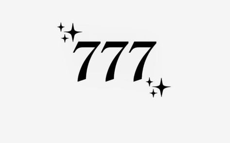 777 Angel Number Tattoo, David Thornton, Number Angel, 777 Angel Number, 777 Tattoo, Phrase Tattoos, Number Tattoos, Peace Love Happiness, Angel Number Meanings