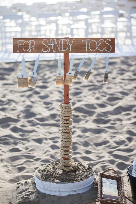 Beach Wedding Signs, Beach Wedding Reception, Dream Beach Wedding, Malibu Wedding, Wedding Beach Ceremony, Beach Wedding Inspiration, Socal Wedding, Beach Ceremony, Beach Wedding Decorations