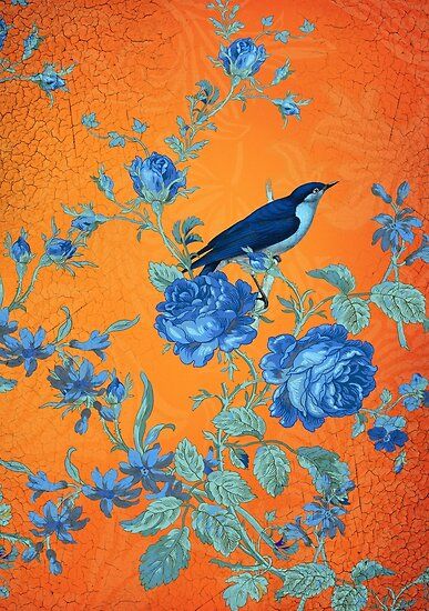 Blue And Orange Poster, Orange Blue Painting, Orange And Blue Artwork, Blue And Orange Artwork, Light Blue And Orange Aesthetic, Orange Art Aesthetic, Orange Theme Aesthetic, Dark Blue And Orange Aesthetic, Orange And Teal Aesthetic