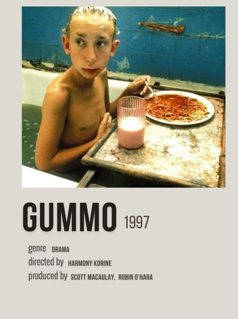 Gummo 1997, Websites To Read Books, Famous Trees, Harmony Korine, Movie To Watch List, Minimalist Movie Poster, Worst Movies, Anime Songs, Good Movies To Watch