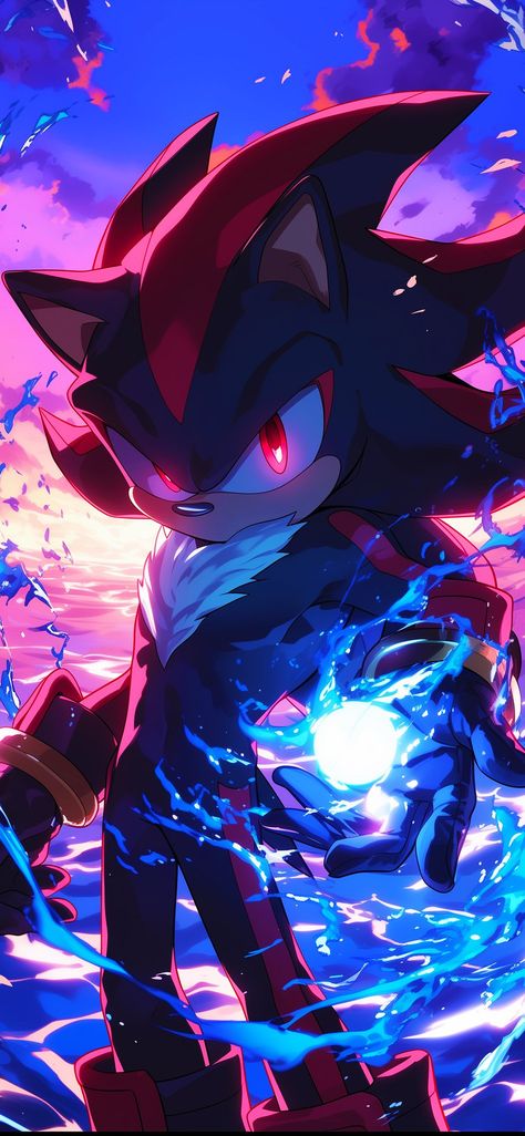 Sonic Characters Wallpaper, Sonic Heroes Wallpaper, Silver The Hedgehog Wallpaper, Shadow And Maria, Shadow Tattoo, Sonic Fanart, Shadow Sonic, Shadow And Amy, Silver The Hedgehog