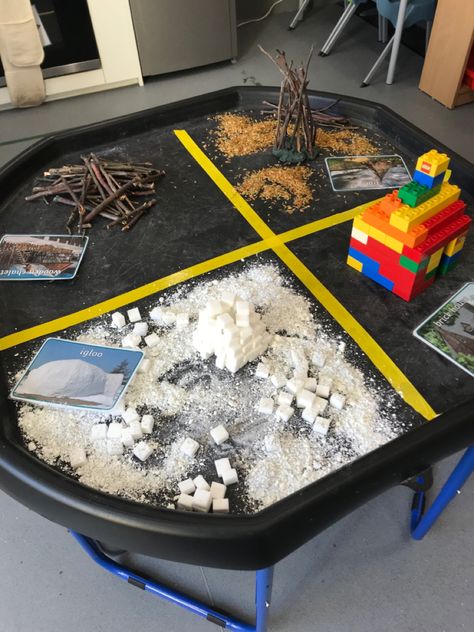 Early Years Construction Ideas, Construction Topic Eyfs, Home Topic Eyfs, My Home Topic Eyfs, Building Tuff Tray Ideas, Eyfs Homes Topic, Houses And Homes Eyfs, Houses And Homes Eyfs Activities, Homes Eyfs