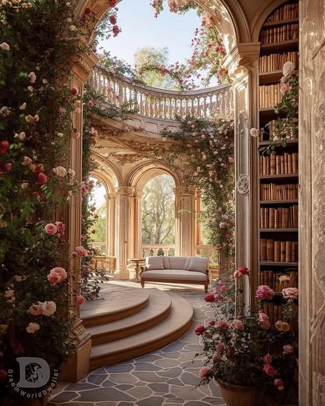 Spring Court, Dream Library, Castle Aesthetic, Royal Aesthetic, Dream House Rooms, Fantasy House, Dream House Interior, Dream House Exterior, Dream House Decor