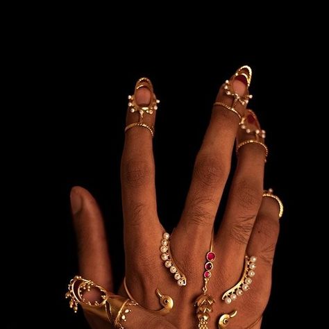 Bhavya Ramesh on Instagram: "Embellish your fingertips like never before 💅 !!!
💅 Precisely handcrafted silver ring cuffs for your finger with elegance of pearls,
💅 Descending down your fingers like those first droplets of rain.
💅 It's a must for any occasion you plan to outshine.
Now Get Free Shipping On orders above 180 $.
Etsy Shop -  https://bhavyarameshjewelry.etsy.com
Grab Your Jewels Now.." Bhavya Ramesh, Clothing Design, Silver Ring, Embellishments, Silver Rings, Cuff, Etsy Shop, Ring, Silver