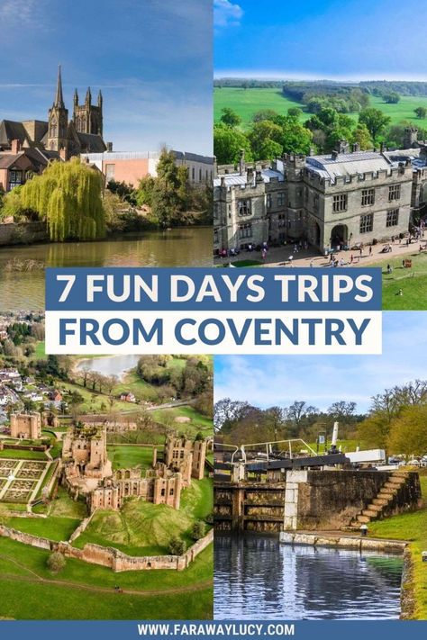 7 Fun Day Trips from Coventry You Need to Go On | Faraway Lucy Coventry Uk, Cadbury World, Royal Leamington Spa, England Travel Guide, English Summer, Adventure World, European City Breaks, England Photography, Victoria Park