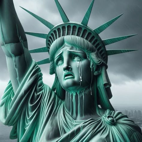 Crying Statue Of Liberty, Statue Of Liberty Crying, Hugo Weaving, Lgbtq Rights, Small Book, Skull Face, Lady Liberty, Awesome Art, Free Pictures