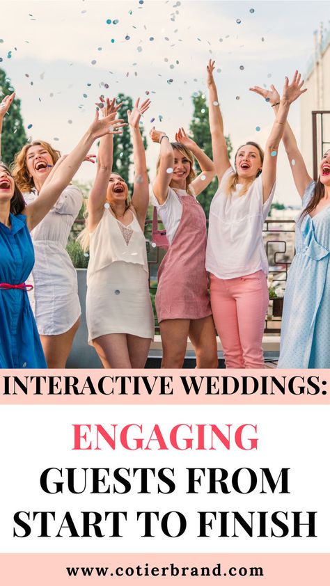 Create an interactive wedding experience with these entertainment ideas. From cocktail hour activities to reception games, keep your guests involved throughout. Cocktail Hour Activities, Interactive Wedding, Hosting Hacks, Reception Games, Signature Cocktails, Entertainment Ideas, Yard Games, Wedding Games, Signature Cocktail