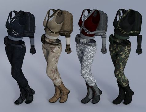 Rogue Commando Textures | 3D Models for Poser and Daz Studio Sims 4 Women Suits Cc, Sims 4 Zombie Apocalypse Cc Clothes, Sims 4 Military Cc, Sims 4 Zombie Apocalypse Cc, Post Apocalyptic Outfit, Apocalypse Clothing, Hero Outfits, Video Game Outfits, Survival Clothing