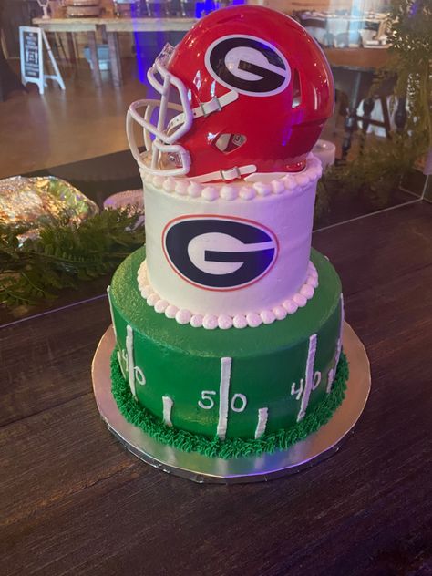 Georgia Grooms Cake, Uga Grooms Cake, Rustic Grooms Cake, Uga Cake, Football Grooms Cake, Georgia Cake, Georgia Bulldogs Cake, Football Wedding Cake, Bake Off Ideas