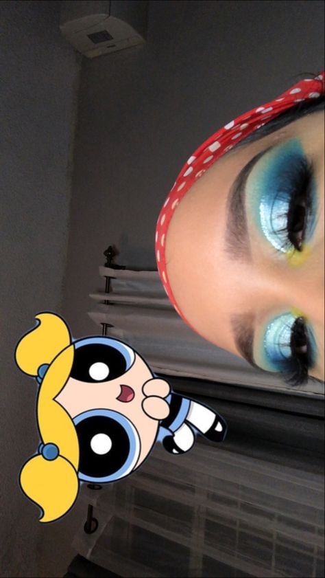 Powerpuff Girls Makeup, Drag Makeup, Girl Lifestyle, The Powerpuff Girls, The Powerpuff, Girls Makeup, Powerpuff Girls, Maquillaje De Ojos, Makeup Nails