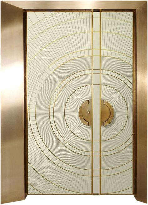 another nod to art deco. Entrance Door Design, Door Design Modern, Door Design Interior, Deco Originale, Main Door Design, Open Door, Modern Door, Main Door, Wood Doors Interior