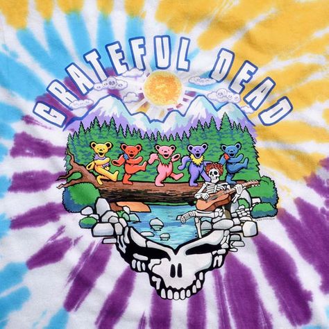 Made to order (pre-order) - ships in 15-20 business days. Officially Licensed Grateful Dead Tie-Dye T-Shirt: Embrace the Psychedelic Spirit of the Dead Step into the vibrant world of the Grateful Dead with our officially licensed Grateful Dead Tie-Dye T-Shirt. Combining the band's iconic imagery with the classic tie-dye design, this high-quality tee is the ultimate statement piece for Deadheads and fans of psychedelic rock alike. Features and Benefits Officially Licensed Merchandise: Show your s Rocker Tank Tops, Grateful Deadhead, Spirits Of The Dead, Rocker Tank, Miss Mary, The Grateful Dead, Logo Poster, Passion Project, Tie Dye Designs