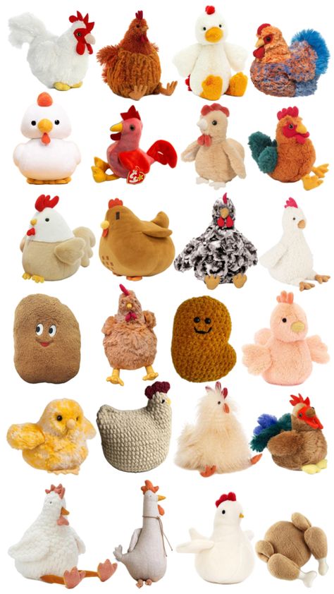 Jellycat Stuffed Animals, Chicken Stuffed, Shiny Objects, Cutie Patootie, Puppets, Stuffed Animals, Chicken, Crochet, Animals