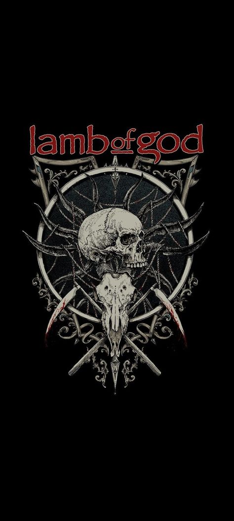 wallpaper Lamb Of God Wallpaper, Lamb Of God Band Wallpaper, Lamb Of God Poster, Lamb Of God Band, Band Wallpaper, Kaos Band, Heavy Metal Art, Lamb Of God, Band Wallpapers