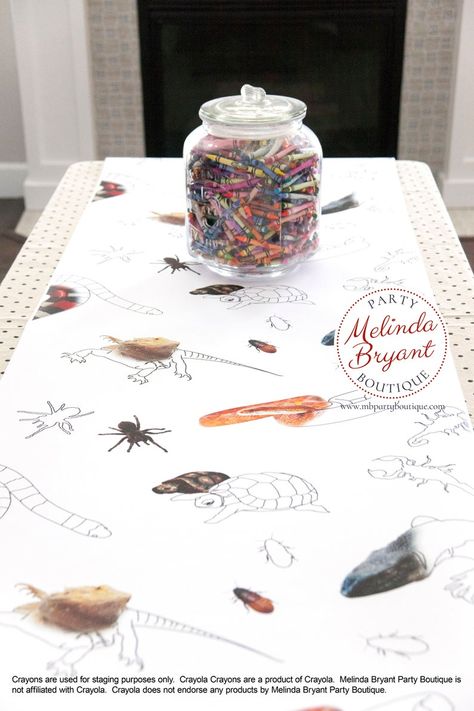 Boy Party Games, Reptile Birthday Party, Snake Birthday, Interaktives Design, Shy Kids, Reptile Party, Bug Party, Fun Group, Birthday Table