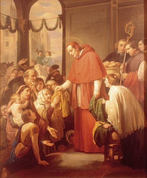 Lessons 4-6 from the Divine Office for St. Charles Borromeo, Bishop, Confessor | Maria Angela Grow St Charles Borromeo, Saint Charles Borromeo, Early Modern Period, Catholic Priest, Christian Devotions, Architecture Painting, St Charles, Holy Cross, Blessed Virgin Mary