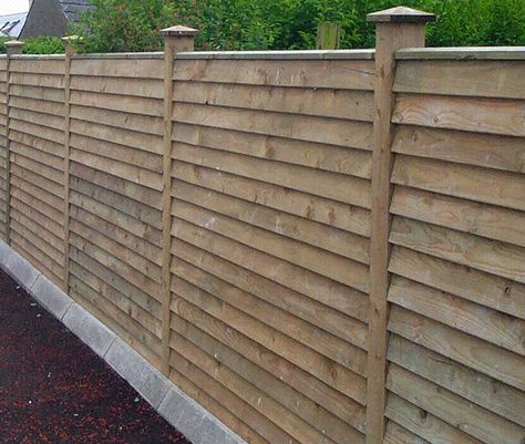 Modular Fence Panels 1.83m x 0.58m - Woodstoc - Outside Made Better Horizontal Garden, Gardening Hobby, Fences Ideas, Fencing Panels, Contemporary Backyard, Gabion Fence, Living Pool, Privacy Wall, Fence Planters