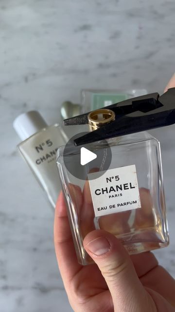 Jules | Interior Designer | Home Decor Content Creator on Instagram: "Transform old perfume bottles to beautiful home diffusers and candle holders 🕯️🌸 Follow for more ideas #reuse #decor #diydecor #chanel" Perfume Bottle Decorations, Perfume Bottle Crafts, Used Perfume Bottles Ideas, Chanel Bottle Diy, Perfume Decoration Ideas, Diy Perfume Bottle, Reuse Perfume Bottles, Old Bottles Decor, Diy Chanel Candle