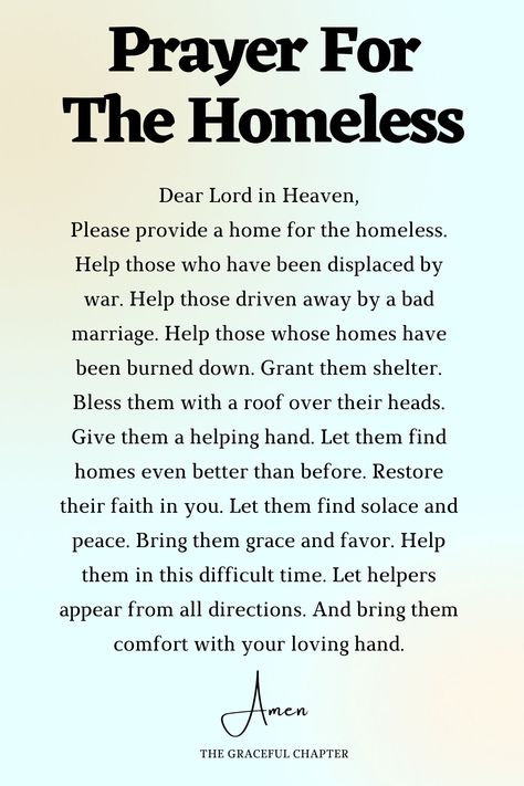 Prayers For Homeless, Prayer For Others In Need, Prayer For Others, Prayer For Caregivers, Prayers For Others, Prayers For The Sick, 2024 Prayers, Godly Messages, Christian Core