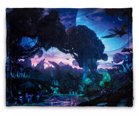 6 Cozy Disney Blankets for Anyone on Your List Dylan Cole, Dylan And Cole, Art And Craft Materials, Pandora Avatar, Avatar Movie, World Decor, Artwork For Living Room, Avatar World, Office Cafe