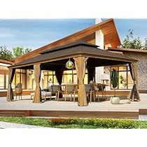 Large Pavilion, Metal Gazebo, Gazebo With Fire Pit, Hardtop Gazebo, Outdoor Shelters, Survival Shelter, Gazebo Pergola, Rain Water Collection, Classic Outdoor