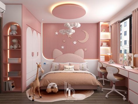 Kids Bed Design, Bedroom Girl, Interior Model, Kids Room Interior Design, Luxury Room Bedroom, Kids Bedroom Inspiration, Kids Bedroom Designs, Casas The Sims 4, Living Room Partition