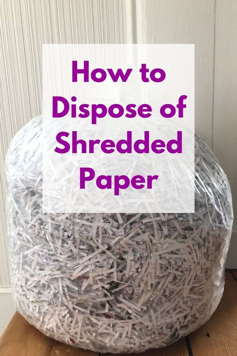 I've rounded up a number of hacks for getting rid of shredded paper. From cat litter to composting, you'll never need to recycle paper again. Recycle Paper, Paper Shredder, Shredded Paper, Be Amazing, Composting, Organization Tips, Cat Litter, Diy Hacks, Organization Hacks