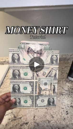 Diy Money Tree For Christmas, Money Gift For Men, Money Shirts Dollar Bills Diy, Money Gifts For Men, 10 Dollar Gift Ideas, Money Gift Ideas For Men, Money Gifts Creative, Money Tree Ideas, 10 Dollar Gifts