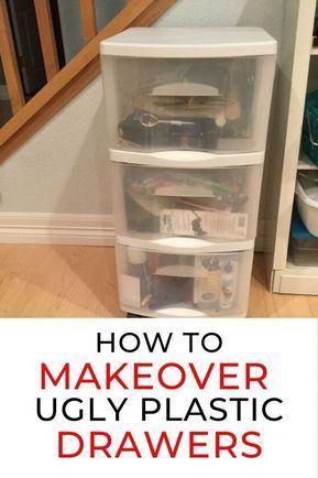 Plastic Drawer Makeover, Drawer Makeover, Drawers Makeover, Upcycle Storage, Plastic Drawer, Diy Furniture Decor, Geek Decor, Organize Your Home, Plastic Drawers