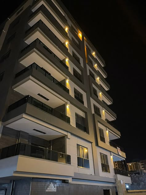 Condo Exterior Apartments, Aesthetic Apartment Building, Apartment Building Aesthetic, Luxury Apartments Exterior, Korea Apartment, Apartment Building Exterior, Modern Luxury Apartment, Luxury Apartment Building, Japanese Apartment