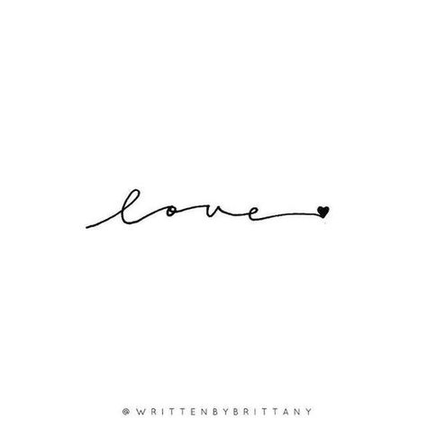 Love Mini Tattoo, The Word Love Tattoos, Love You Tattoo, Tatuaje Love, Loves Tattoo, Love Wrist Tattoo, Love Tattoo Ideas, Wörter Tattoos, Cursive Tattoos