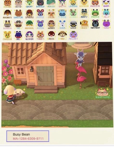 check out my board if you cant find your villager Ac Ideas, Rustic Outfits, Animal Crossing Guide, Acnh Designs, Animal Crossing Wild World, Animal Crossing Qr Codes Clothes, Animal Crossing Characters, Animal Crossing Villagers, Stall Designs