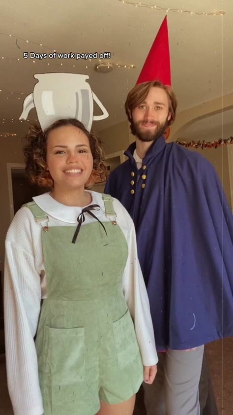 Ain’t that just the way #otgw #otgwcosplay #halloween #costume #fyp #h... | TikTok Greg Over The Garden Costume, Greg Otgw Cosplay, Over The Garden Wall Couple Costume, Otgw Halloween Costume, Wirt And Greg Otgw Costume, Greg Otgw Costume, Otgw Costumes, Otgw Cosplay, Over The Garden Wall Costume