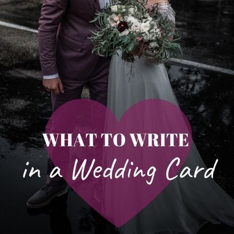 Here are more than 50 examples of what to write in a wedding card. Use these to get inspired and create your own meaningful message for the newlyweds in your life. Wedding Card Sentiments, Wedding Sentiments For Cards, Wedding Wishes Messages, Wedding Card Quotes, Spring Wedding Outfit, Non Traditional Wedding Rings, Wedding Day Quotes, Non Traditional Wedding Ring, Wedding Card Messages