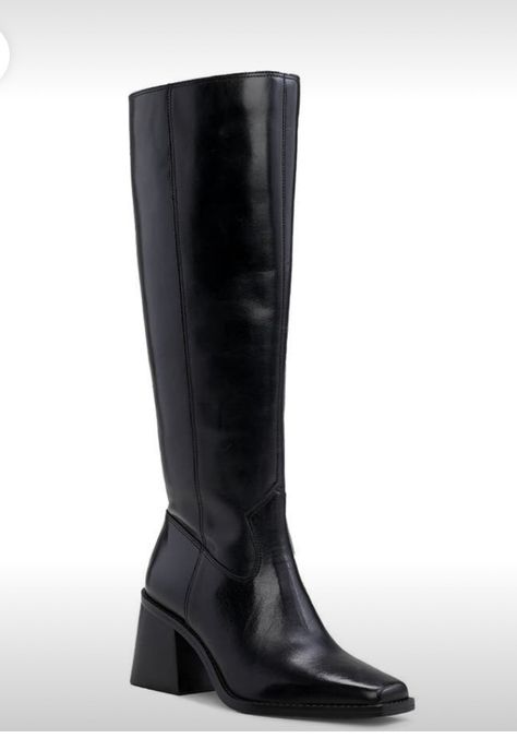 Leather Tall Boots, Vince Camuto Boots, Black Knee High Boots, Tall Leather Boots, Black Knees, Moto Boots, Tall Boots, High Heel Boots, Ugg Shoes