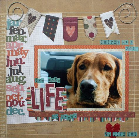 Layout for our pups.. Scrapbooking Pets, Simple Stories Scrapbooking, Dog Scrapbook Layouts, Cat Scrapbook, Pet Scrapbook Layouts, Dog Scrapbook, Happy Black Friday, Pet Scrapbook, Love Scrapbook