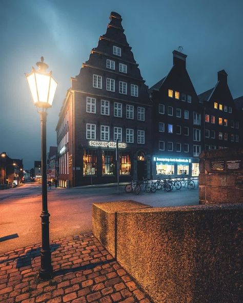 Every journey is simultaneously a beginning and an ending: I was leaving my old life behind and starting on a road trip to find a new me. Lubeck Germany, A New Me, Germany Photography, Photography Street, Natural Lighting, New Me, Places Around The World, Lamp Post, Road Trip