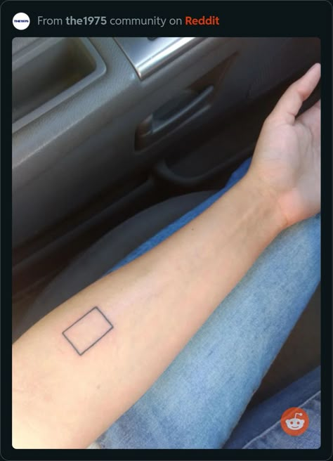 The Box Tattoo, Box Tattoo, Tattoo Back, Tattoo Arm, The 1975, Back Tattoo, Arm Tattoo, Tattoo Inspo, Piercings