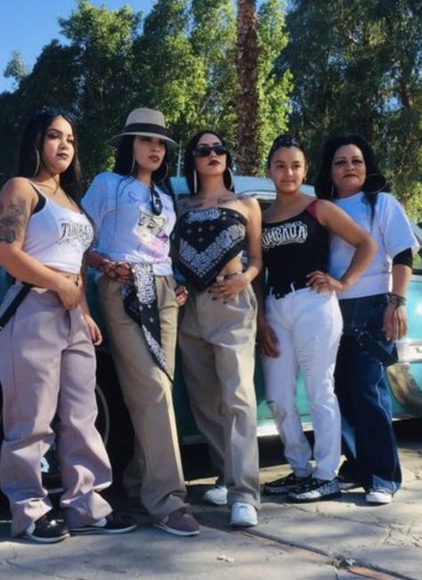 Cholo Party Outfit, 90s 2000s Party Outfit, Chola Outfits, 90 Theme Party Outfit, Chola Style Outfits, 2000s Party Outfits, 2000s Aesthetic Outfits, Chola Outfit, Chicana Style Outfits