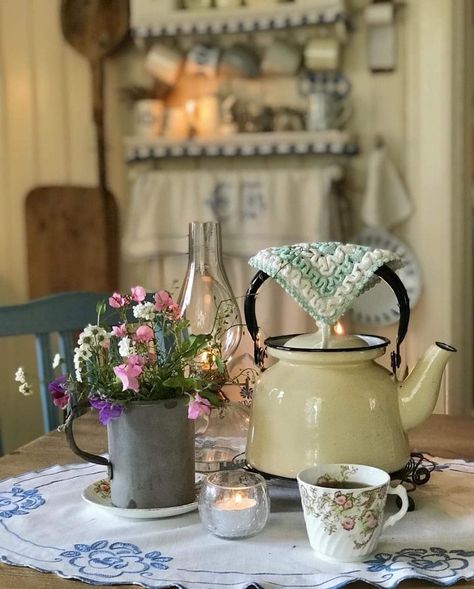 French Country Color Palette, Cottagecore Tea, French Country Colors, British Cottage, Fairytale House, Accent Wall Colors, Cottage Aesthetic, Rustic Country Home, Tea And Books