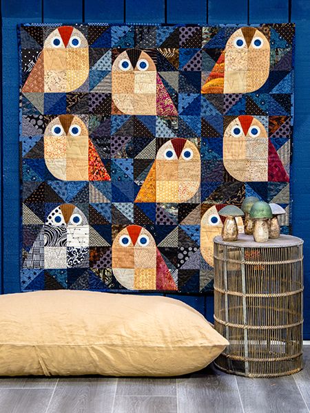 Owl Quilt Pattern, Bird Quilt Blocks, Owl Quilts, Fall Quilt Patterns, Owl Quilt, Quilting Designs Patterns, Quilt Modernen, Scrappy Quilt Patterns, Childrens Quilts