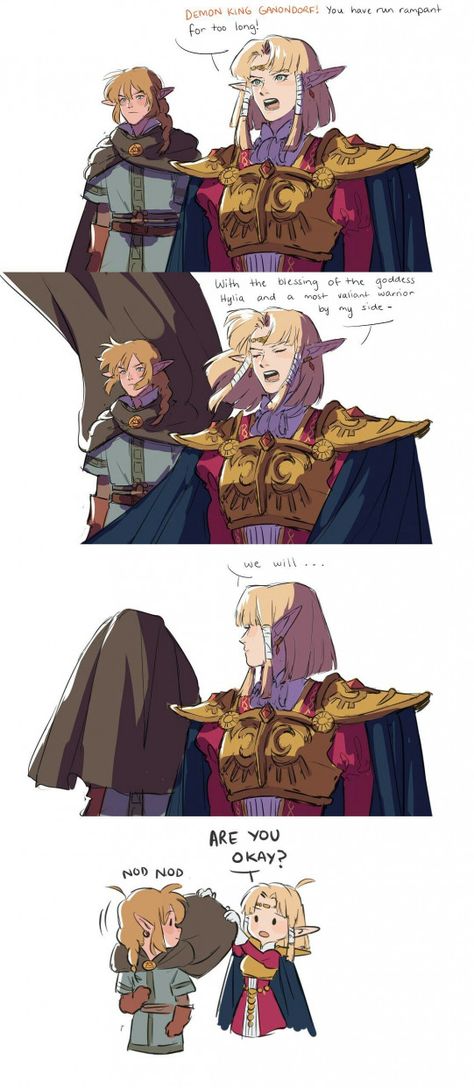 This is cute but eww Hyrule Warriors #videogames #video #games #anime Legend Of Zelda Funny Comics, Ravali X Link, Zelink Cute, Nerdy Crafts Diy, Miphlink Fanart, Hyrule Warriors Zelink, Zelda Totk House Layout, Hyrule Warriors Fanart, Hyrule Warriors Zelda