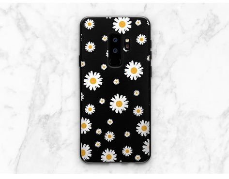 Black phone case White daisy Chamomile flowers White flower s10e iPhone XR Case for Samsung s10 iPho Daisy Chamomile, Daisy Phone Case, Phone Case White, White Sunflowers, Xr Case, Samsung S10, Black Phone, Flowers White, Chamomile Flowers