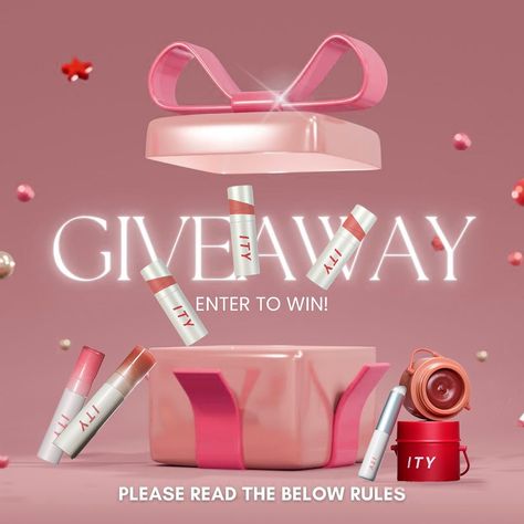 Giveaway Time: ITY Mother's Day Magic! 🌸 Get ready to celebrate Mother's Day with our Giveaway! Show us how you honor the special women in your life with your makeup artistry and stand a chance to win perfect gifts to celebrate the magic of Mother's Day! Here’s how you can participate and win: 📸How to Enter: 1. Follow @ity_cosmetics and like this post❤️⁠ 2. Tag 2 friends 3. Share the post to your story with hashtag #itycosmetics (Tip: comment more to get more entries!) 📅 Giveaway Period: Ma... Giveaway Post Ideas, Giveaway Design, Giveaway Graphic, Makeup Giveaway, Beauty Giveaway, Giveaway Post, Giveaway Ideas, Cosmetic Creative, Beauty Video Ideas