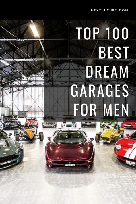 Dare to dream? From classic car collections to luxurious exotic showcases, it’s easy to go from admirer to auto aficionado.When it comes to any home, the garage is man’s domain. #nextluxury #homedesign #homedecor #homedecorideas 15 Car Garage, Luxury Car Garage Design Dream Houses, Car Warehouse Dream Garage, Car Garage Ideas Man Caves, Dream Garage Luxury, Car Garage Design Interior, Dream Garage Man Cave, Super Car Garage, Luxury Garage Interior