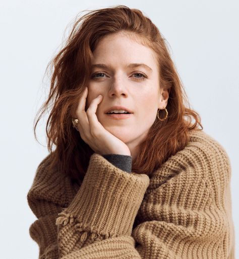 Rose Leslie interview: Actor talks Scottish upbringing, the multitudes of motherhood and building a love that lasts with Kit Harington - InStyle Doctor Who Oc, Joan Harris, The Time Traveler's Wife, Rachel Green Friends, Irl References, Inverness Scotland, Iconic Fashion Moments, Fiery Red Hair, Rose Leslie