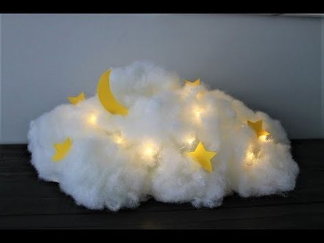 How To Make Cloud centerpiece | DIY - YouTube Cloud Centerpiece, Cloud Baby Shower Theme, Star Centerpieces, Star Baby Shower Theme, Centerpiece Diy, Twinkle Twinkle Baby Shower, Idee Babyshower, Cloud Decoration, Diy Clouds