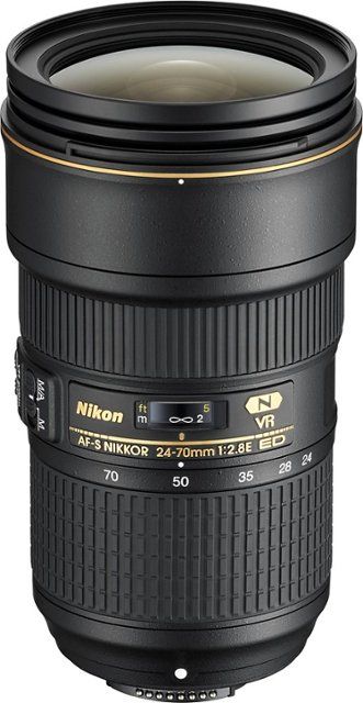 Nikon AF-S NIKKOR 24-70mm f/2.8E ED VR Wide-Angle Zoom Lens Black 20052 - Best Buy Nikon Df, Nikon Lenses, Nikon D4, Nikon Digital Camera, Best Dslr, Camera Tips, Vr Lens, Photo Gear, Dream List