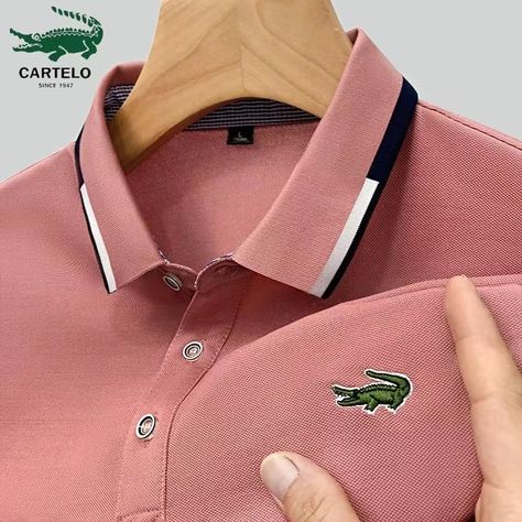 Camisa Lacoste, Business Casual Polo, Slim Fit Polo Shirts, Embroidered Polo Shirts, Slim Fit Polo, Womens Business Casual, Polo Style, Embroidered Shorts, Fashion Business