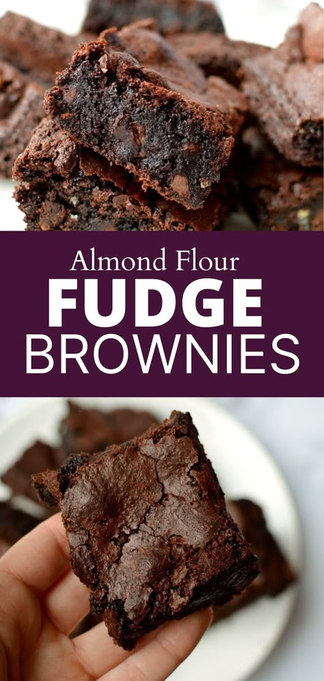 almond flour fudge brownies Almond Meal Brownies, Almond Flower Brownie, Fudgy Almond Flour Brownies, Almond Flour Cocoa Powder Recipes, Flourless Fudge Brownies, Almond Flour Brownies Sugar Free, Almond Brownies Recipes, Almond Flour Brownies Easy, Gluten Free Desserts Almond Flour